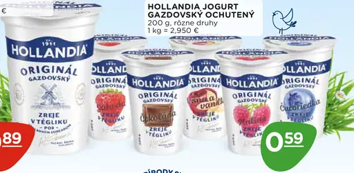 HOLLANDIA Gazdovský jogurt ochutený