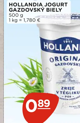 Hollandia Gazdovský biely jogurt