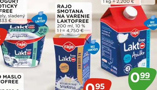 Rajo smotana na varenie Laktófree