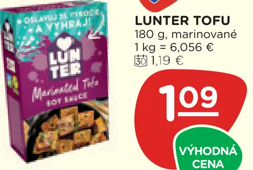 Lunter Tofu marinované