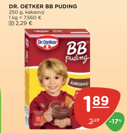 Dr. Oetker BB puding kakaový