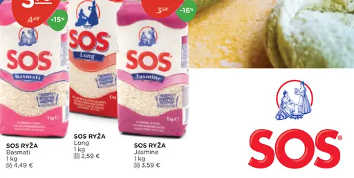 SOS ryža Basmati