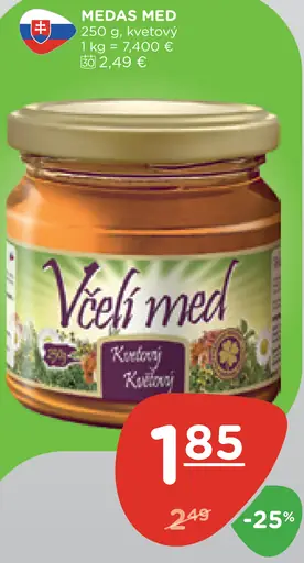 Medas med kvetový