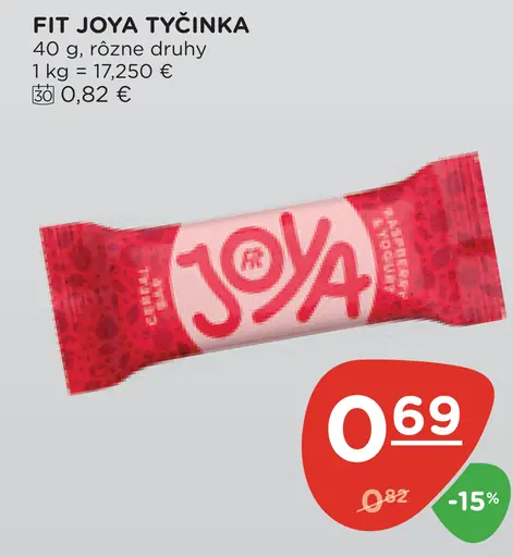 Fit Joya tyčinka rôzne druhy