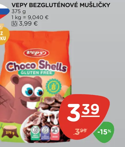 Vepy bezgluténové müsli