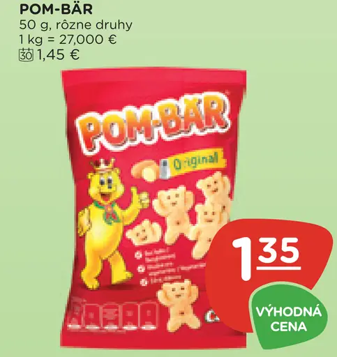 Pom-Bär rôzne druhy