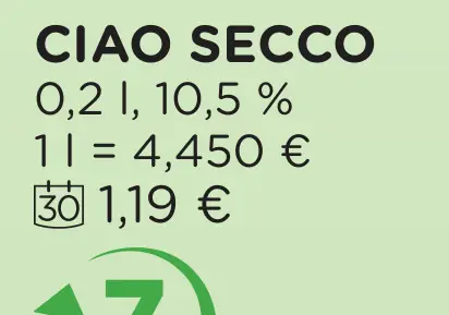 Ciao Secco