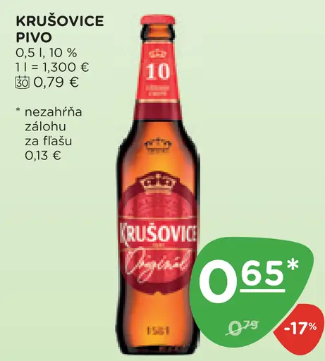Krušovice pivo