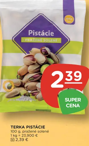 Terka pistácie pražené solené