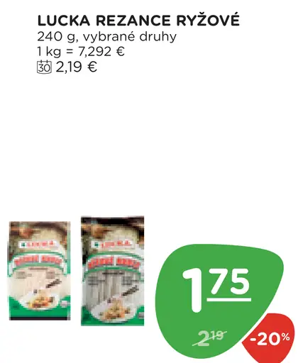 Lucka ryžové rezance – rôzne druhy