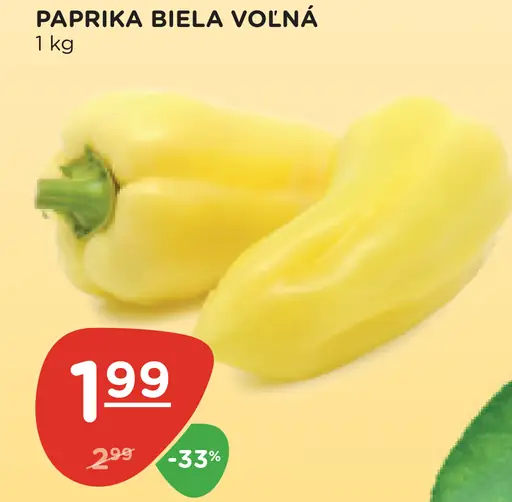 Paprika biela