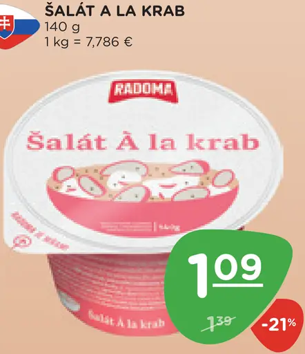 Radoma Šalát à la krab