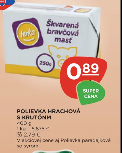 Terka Bravčová masť škvarená