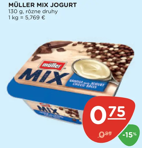 Müller Mix jogurt