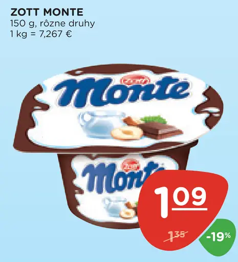 Zott Monte dezert