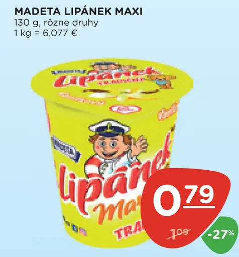 Madeta Lipánek Maxi tvarohový dezert