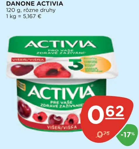 Danone Activia jogurt