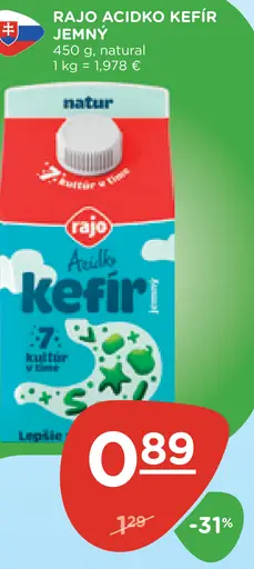 Rajo Acidko kefír jemný