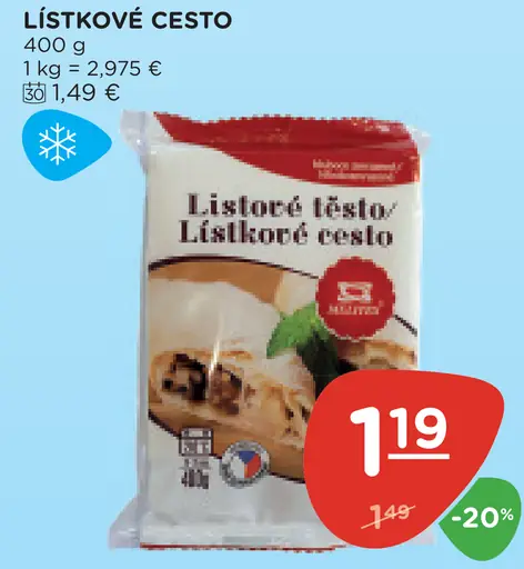 Listkové cesto