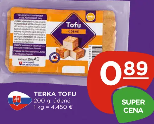 Terka tofu údené