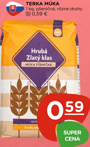 Terka múka pšeničná, rôzne druhy