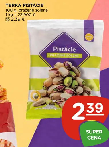Terka pistácie pražené solené