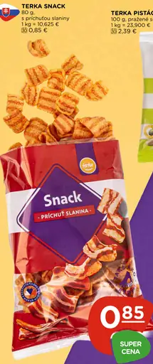 Terka Snack s príchuťou slaniny