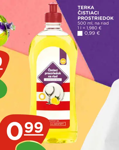 Terka čistiaci prostriedok na riad