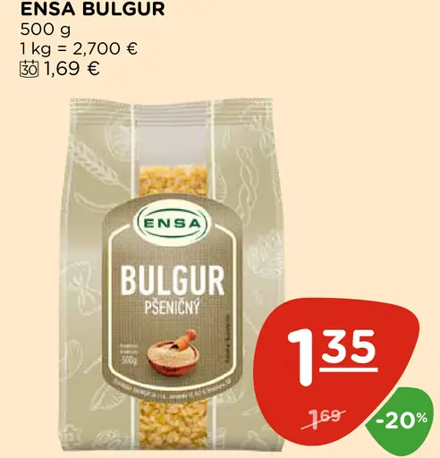 Ensa bulgur pšeničný