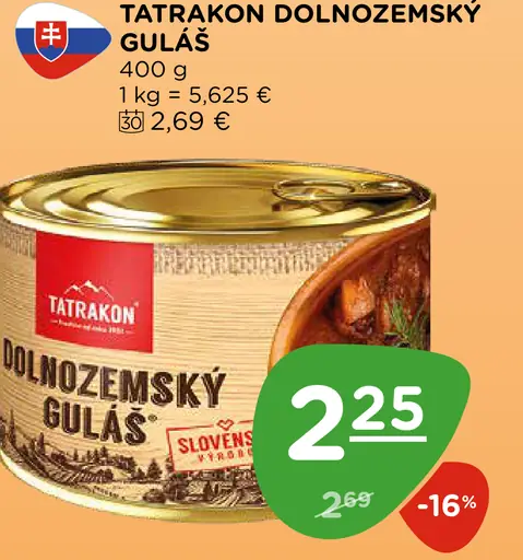 Tatrakon Dolnozemský guláš