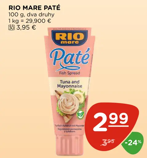 Rio Mare Paté tuniaková nátierka s majonézou