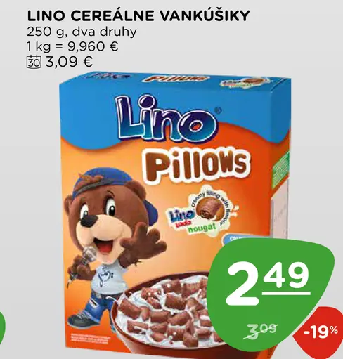 Lino cereálne vankúšiky rôzne druhy