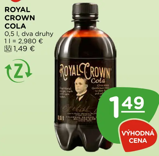 Royal Crown Cola rôzne druhy