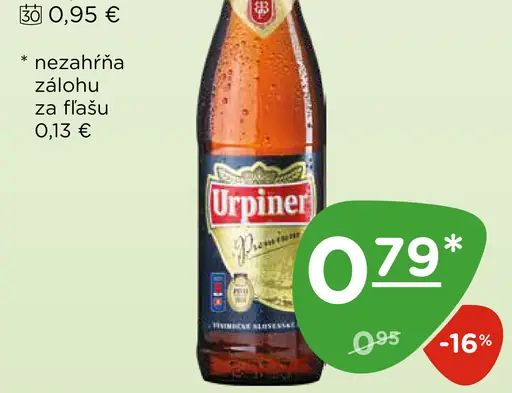 Urpiner pivo 12 %