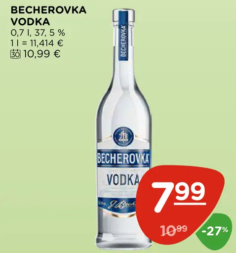 Becherovka vodka 37.5%