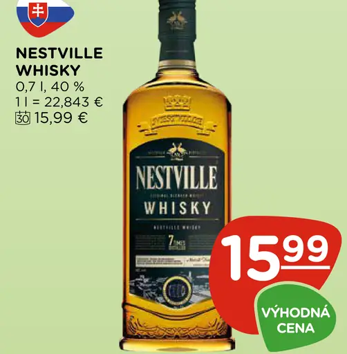Nestville whisky 40 %