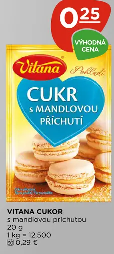Vitana cukor s mandľovou príchuťou