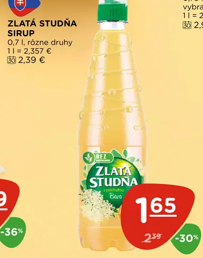 Zlatá studňa sirup