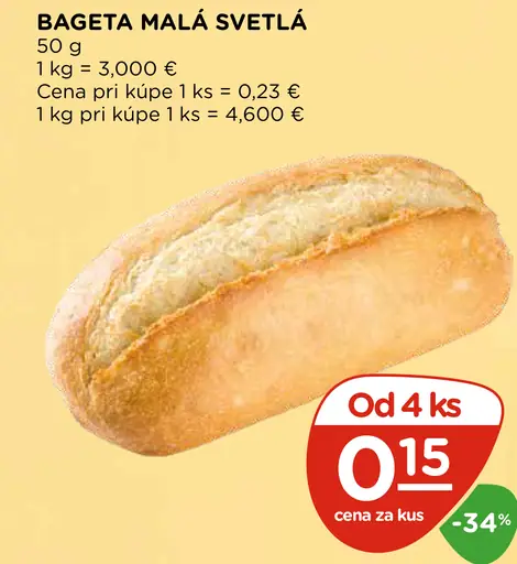 Bageta malá svetlá