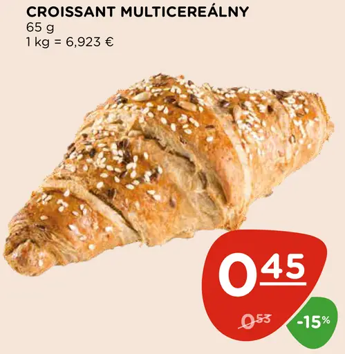 Croissant multicereálny