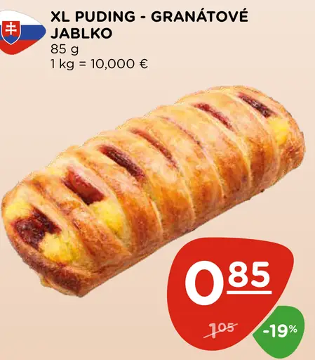 XL puding granátové jablko