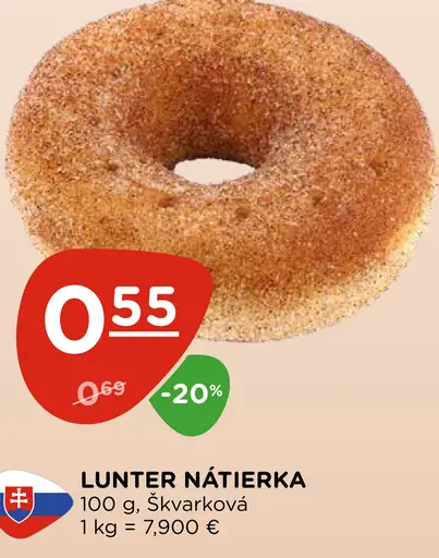 Lunter nátierka škvarková