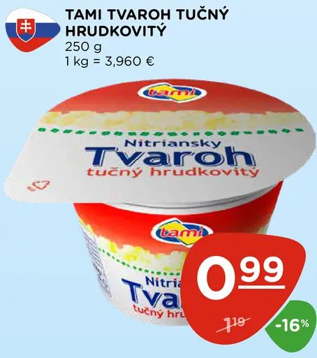 Tami Tvaroh tučný hrudkovitý