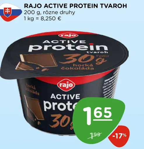 Rajo Active Protein tvaroh