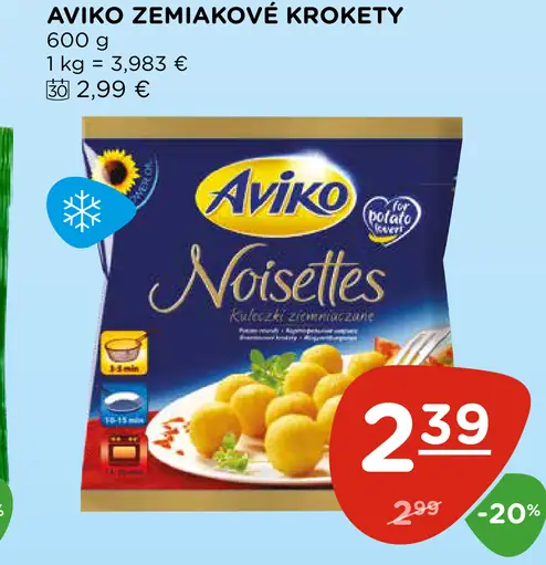 Aviko Zemiakové krokety
