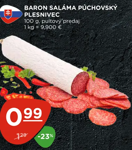 Baron saláma Púchovský plesnivec