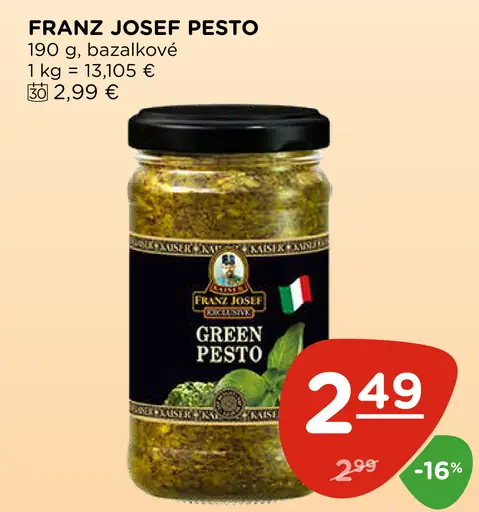 Franz Josef pesto bazalkové