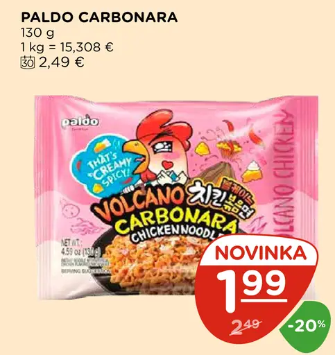 Paldo Carbonara Chicken Noodle