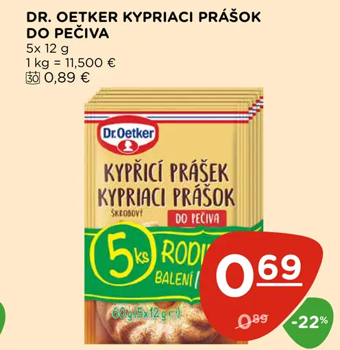 Dr. Oetker kypriaci prášok do pečiva
