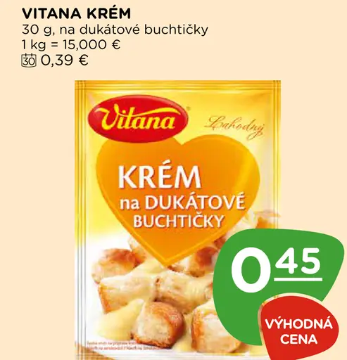 Vitana krém na dukátové buchtičky